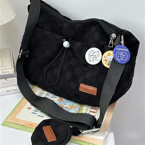 bags : Harajuku Crossbody Tas Dames Wit - Japanese Streetstyle - Synthetisch Leer in van Pantino