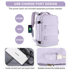 bags : Multifunctionele Reisrugzak - Laptop Waterdicht Outdoor - Nylon in van Pantino