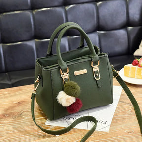 bags : Vintage Handtas Dames - PU-Leer Tijdloos Design - PU-Leer in groente (Klein (langste zijde 20-30 cm)) van Pantino