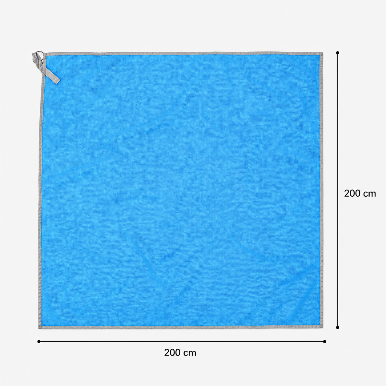 outdoor equipment : Zandvrije Strandmat 200 × 200 cm – Opvouwbare Strand- en Picknickmat van Polyester Mesh in van Pantino