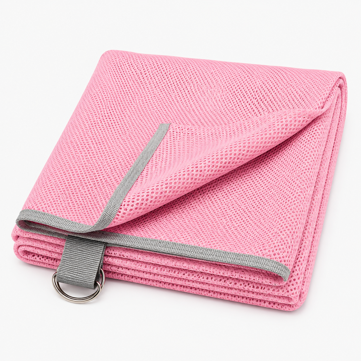 outdoor equipment : Zandvrije Strandmat 200 × 200 cm – Opvouwbare Strand- en Picknickmat van Polyester Mesh in van Pantino