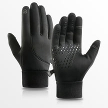 Gloves : Handschoenen Zwart - HeatGrip - Premium Thermische in zwart van Pantino