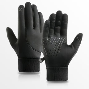 Gloves : Handschoenen Zwart - HeatGrip - Premium Thermische in zwart van Pantino