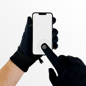 Gloves : Handschoenen Zwart - HeatGrip - Premium Thermische in van Pantino