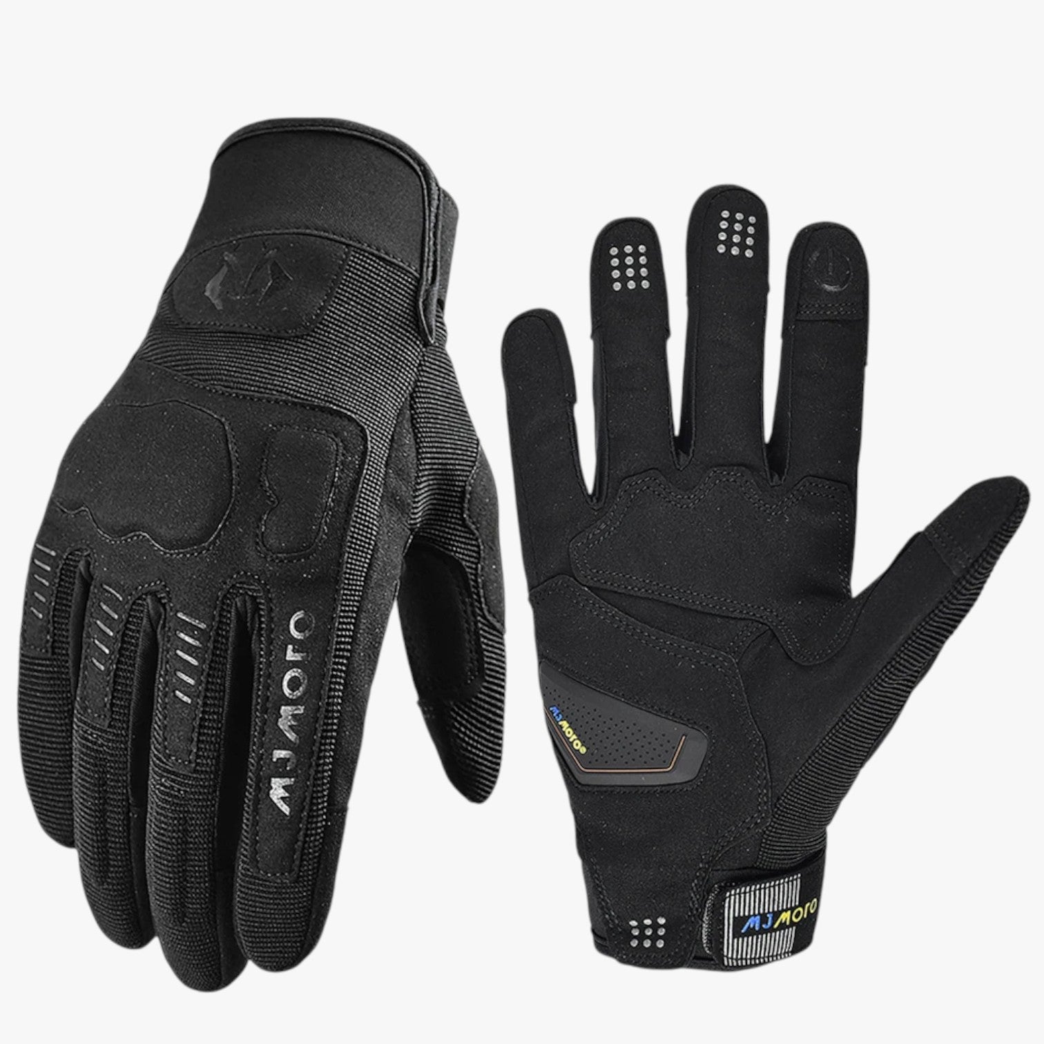 Handschoenen : Zomerhandschoenen voor Fietsen - Bruin in Zwart van Pantino