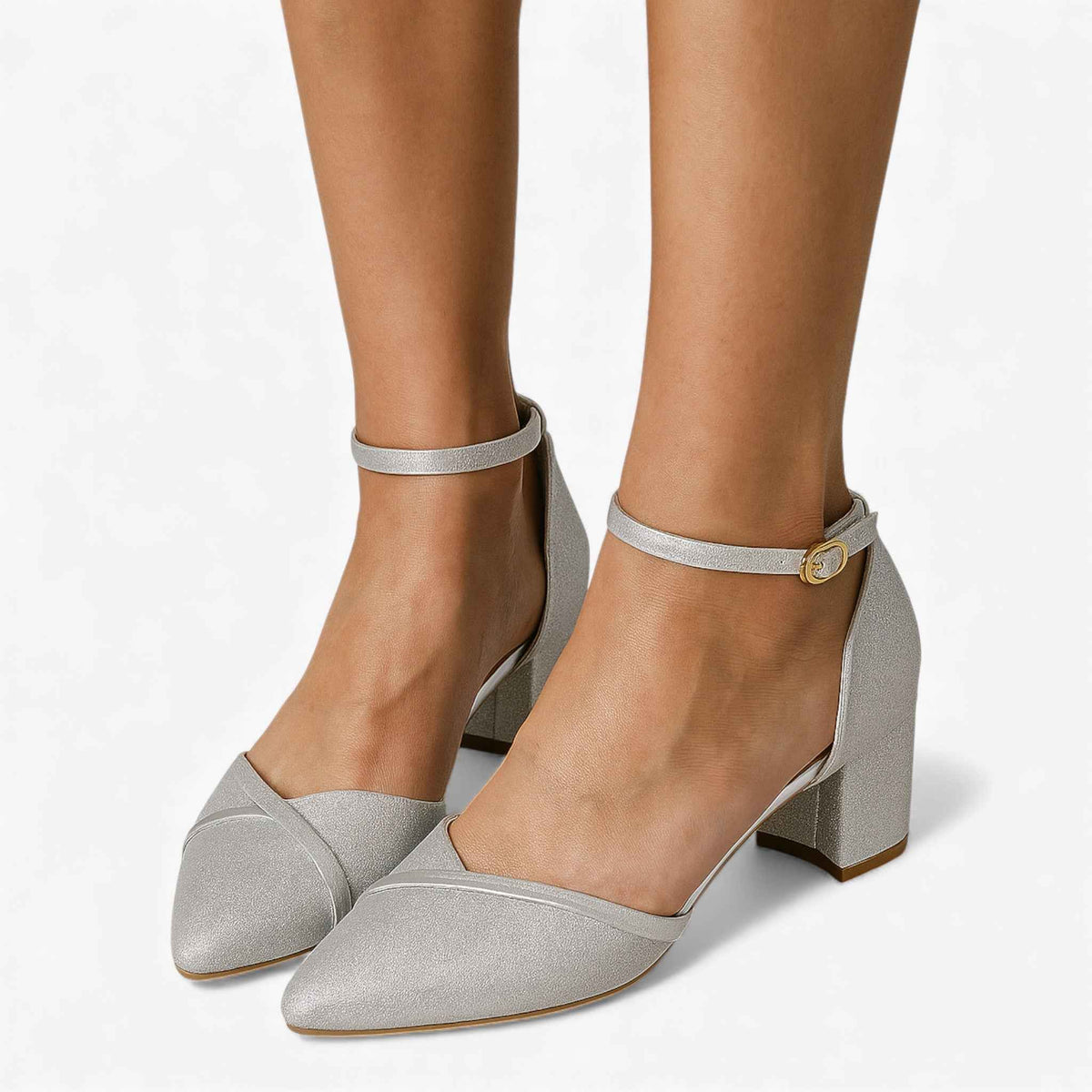 Dameshakken : Elegante Pumps met Blokhak in Verfijnde Kleuren in van Pantino