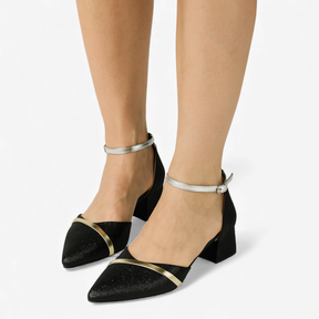 Dameshakken : Elegante Pumps met Blokhak in Verfijnde Kleuren in van Pantino