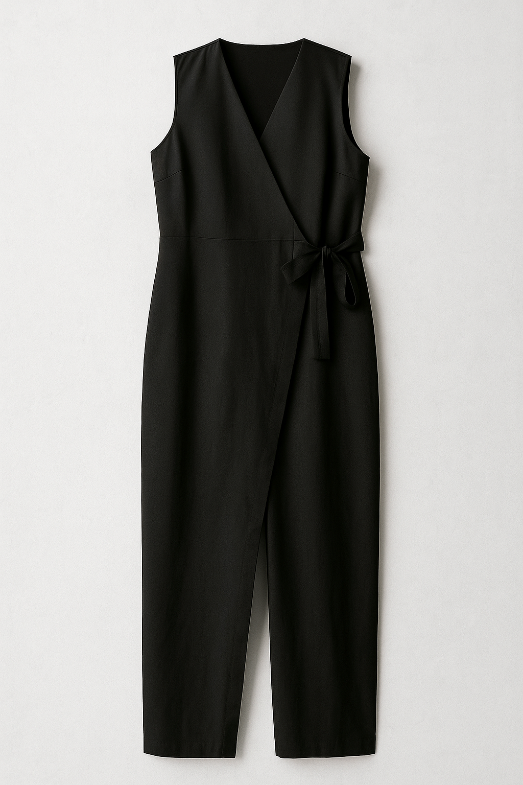 Jumpsuit : Jumpsuit Dames Zonder Mouwen - Rood in Zwart van Pantino