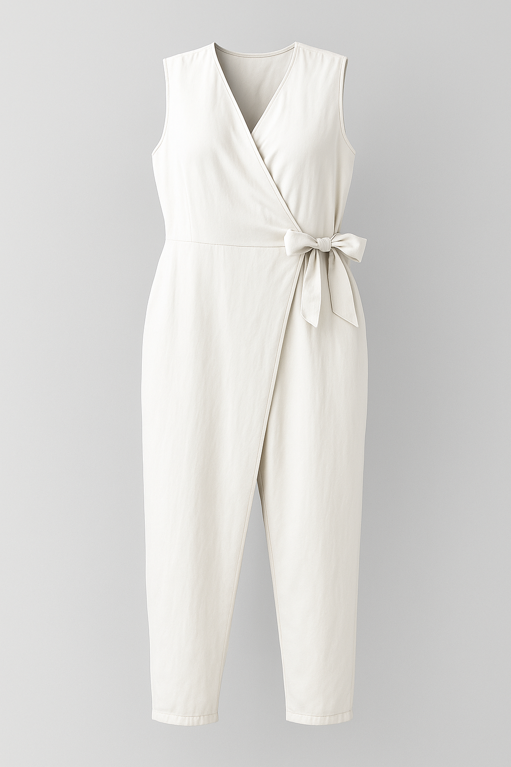 Jumpsuit : Jumpsuit Dames Zonder Mouwen - Rood in Wit van Pantino