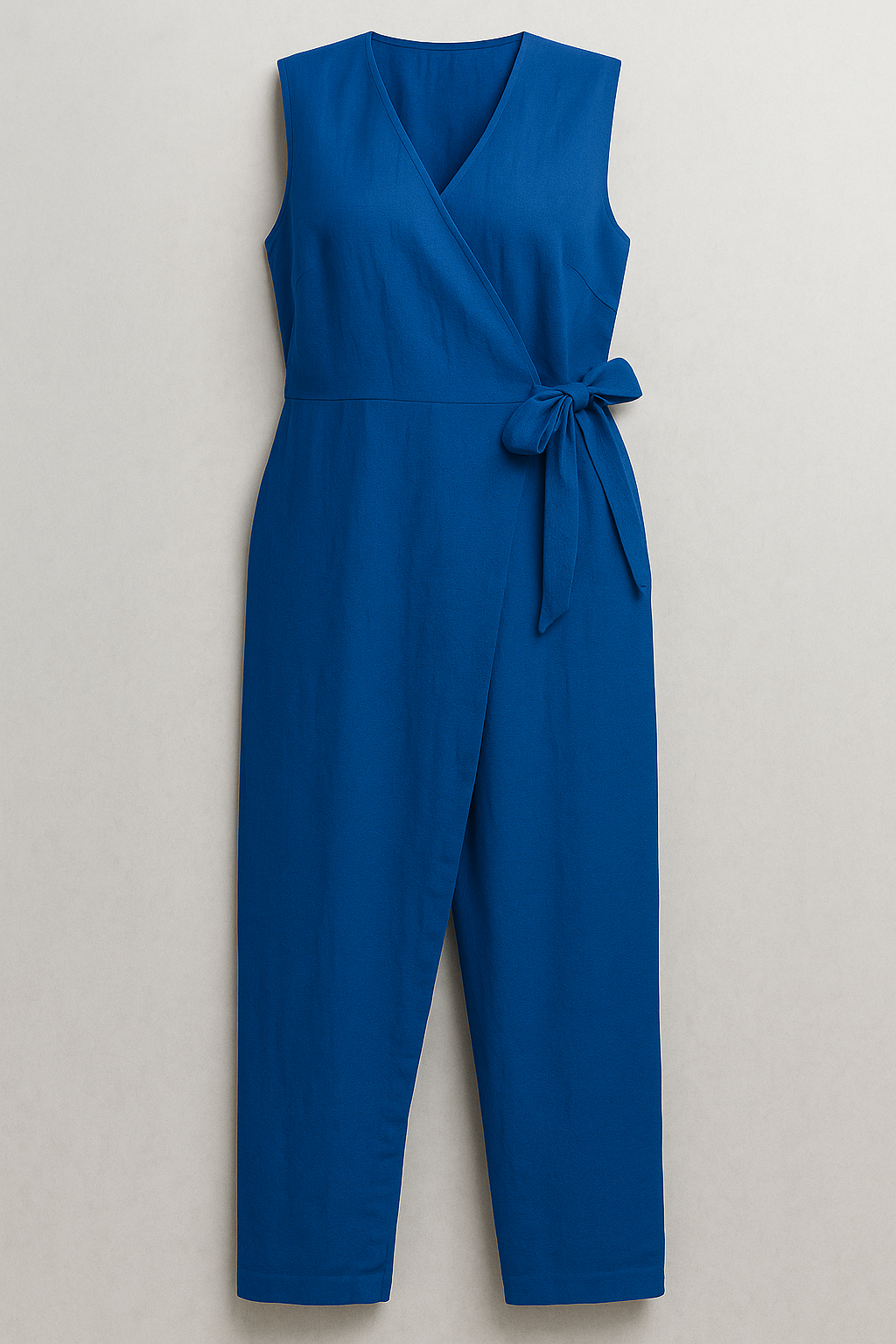 Jumpsuit : Jumpsuit Dames Zonder Mouwen - Rood in Blauw van Pantino