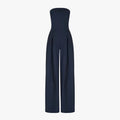 Jumpsuit met Ingebouwd Korset voor Dames - Donkerblauw