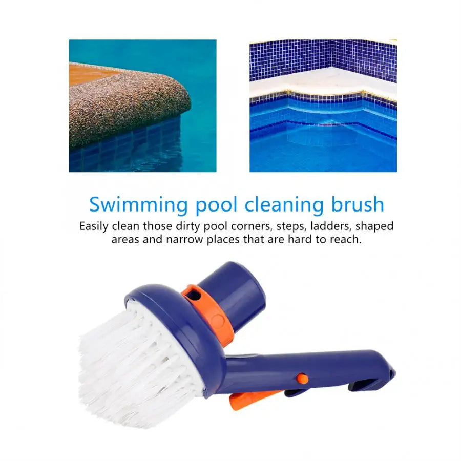 outdoor equipment : Zwembadborstel Blauw - Duurzame Effectieve Reiniging - Nylon in van Pantino