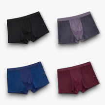 Men's Boxer Briefs : Broek Heren Zwart - Klassieke Boxerbroek - Herenboxerstijl voor een Moeiteloze Aantrekkingskracht (4+4 Gratis) in zwart grijs blauw paars van Pantino