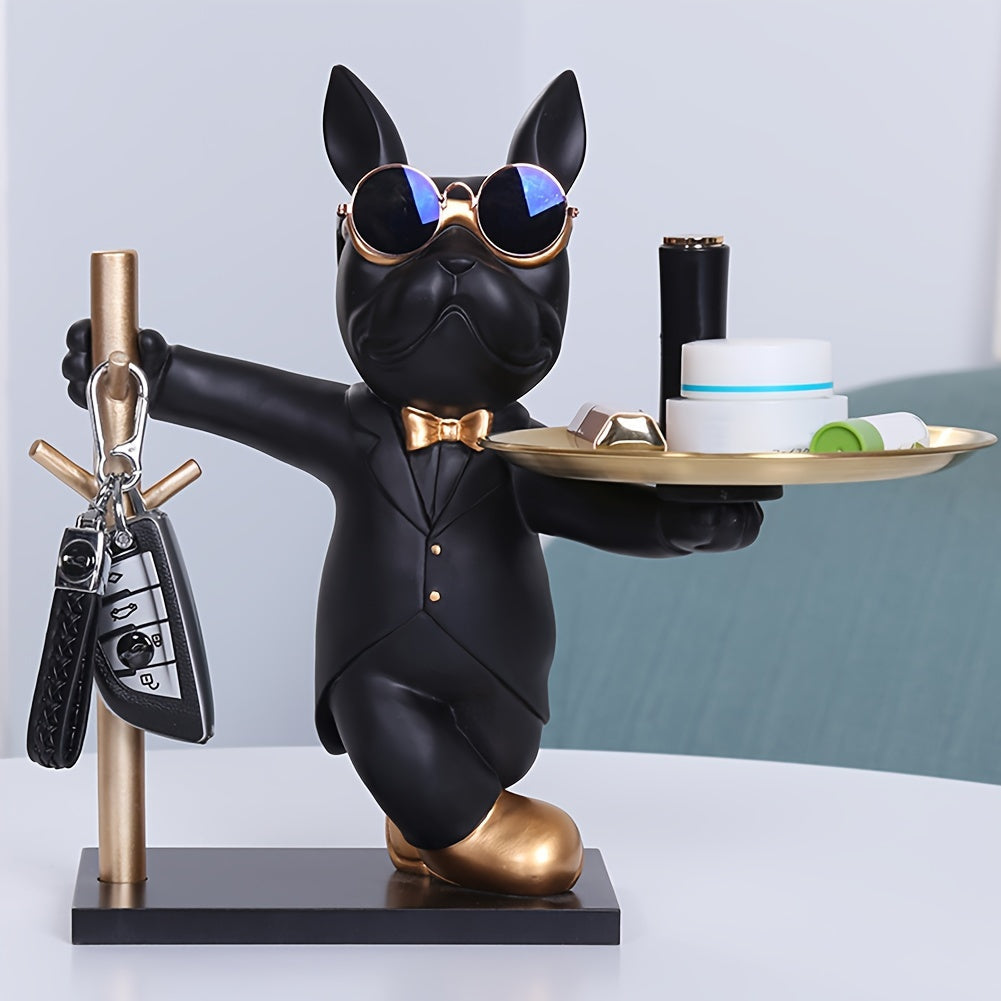 home & garden : Franse Bulldog Decoratie Beeldje - Zwart in van Pantino