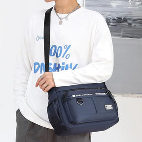 bags : Schoudertas Blauw - EasyCarry - Grote Capaciteit Crossbody in van Pantino