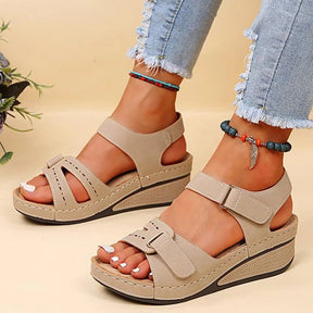Sandals : Sandalen Dames Zwart - Comfortabele in van Pantino