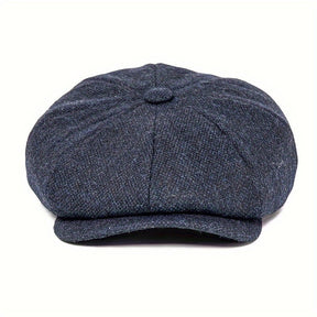 Beret : Baret Zwart - Een Lichte Uniseks Schildershoed, Vintage Britse Stijl in van Pantino