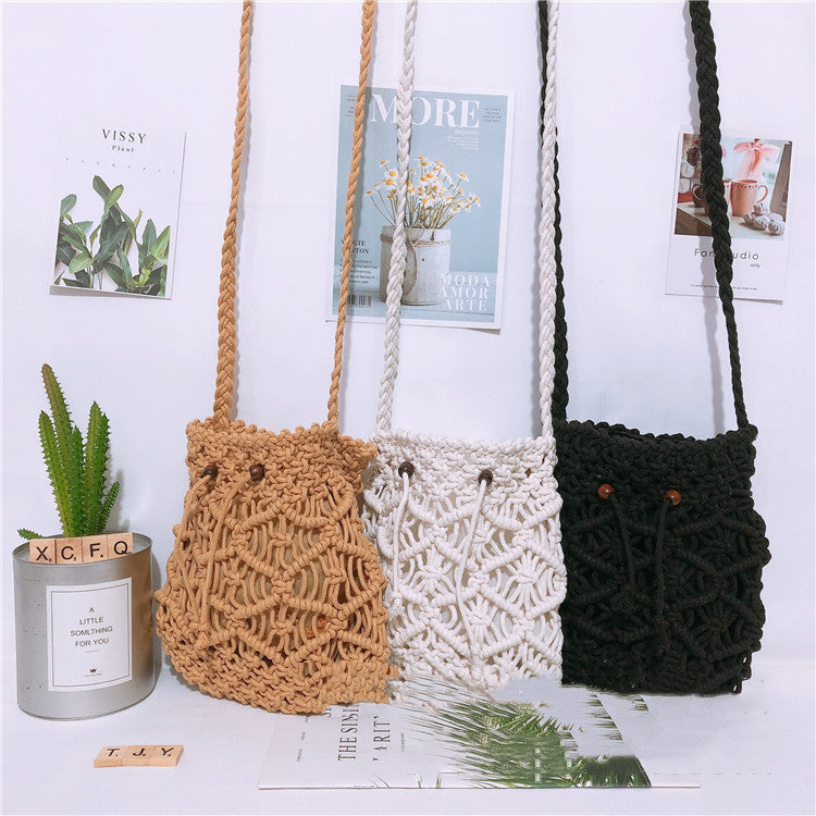 bags : Vakantie Rieten Tas -Zand & Stijl - Wit in van Pantino