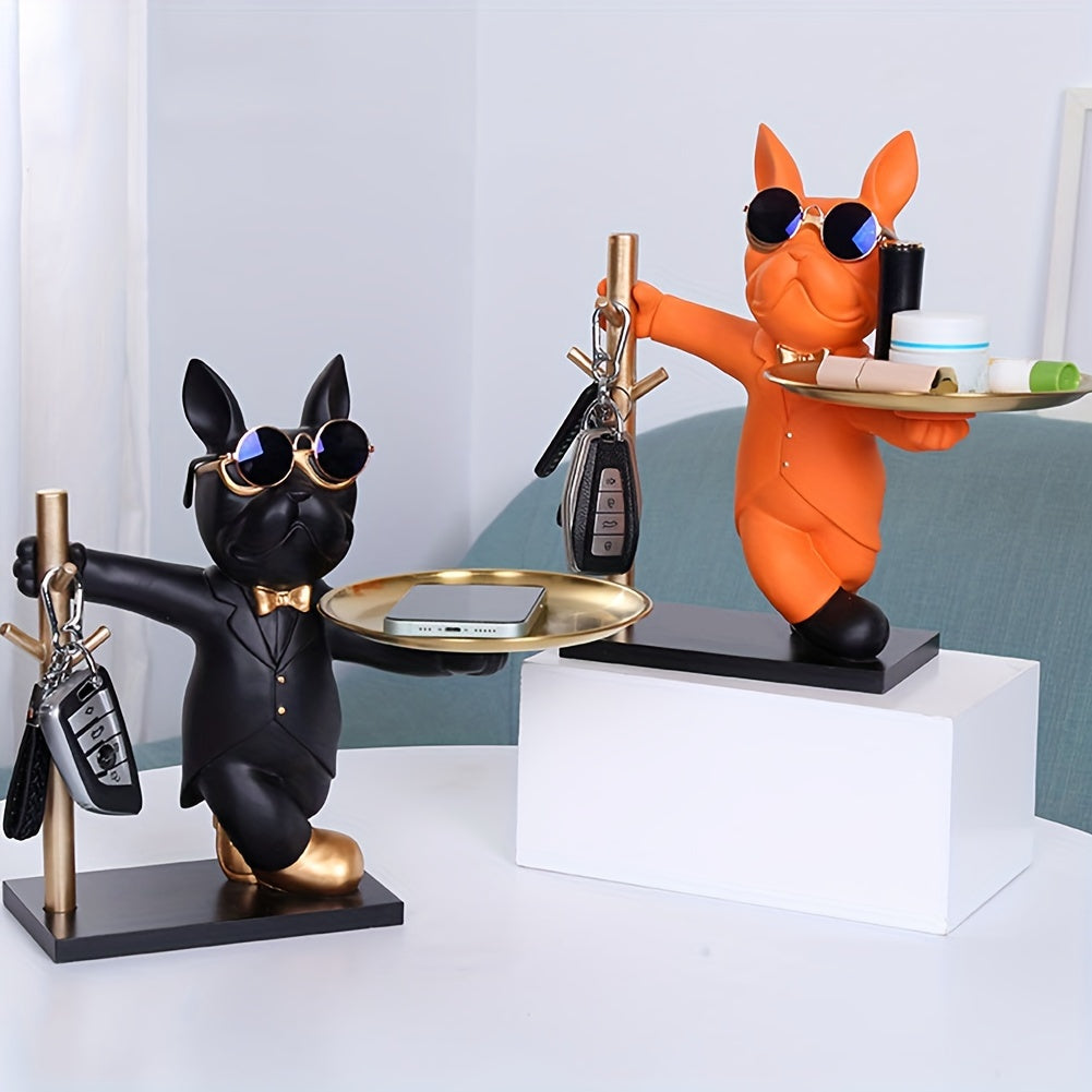 home & garden : Franse Bulldog Decoratie Beeldje - Zwart in van Pantino