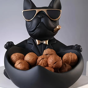 home & garden : Zwart Bulldog Opbergbakje voor Huisdecoratie in van Pantino