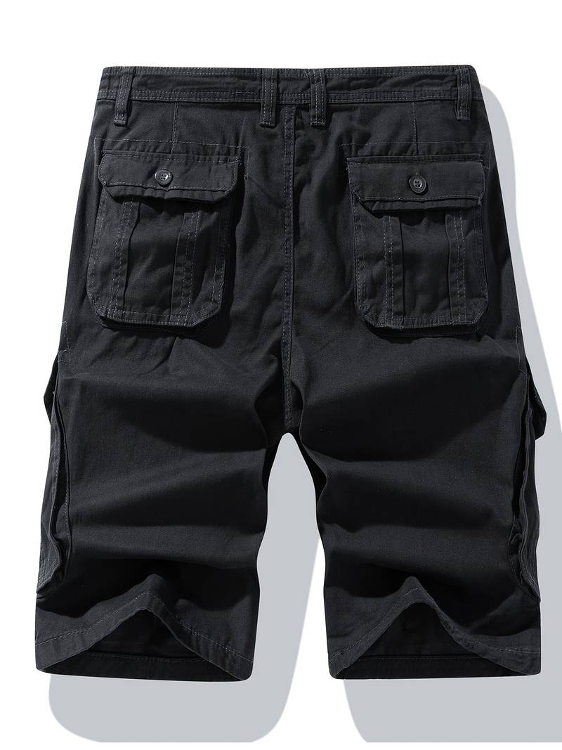 Men's Shorts : Heren Shorts met Trekkoord - Zwart in van Pantino
