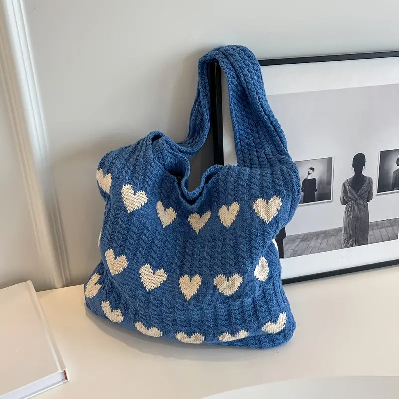 bags : Strandtas Beige - Duurzame Bohemian Tas in Blauw van Pantino
