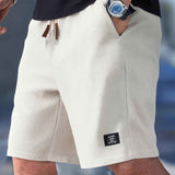 Heren shorts slim fit met verstelbare tailleband - Casual zomer
