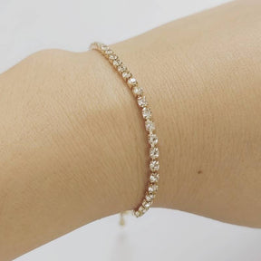Bracelet : Tennis Armband Dames - Goud in van Pantino
