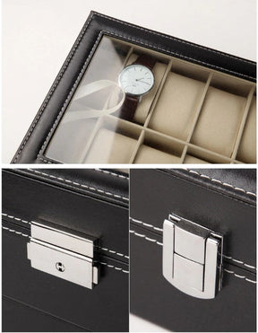 Watch Box : Lederen Horloge Doosje in van Pantino