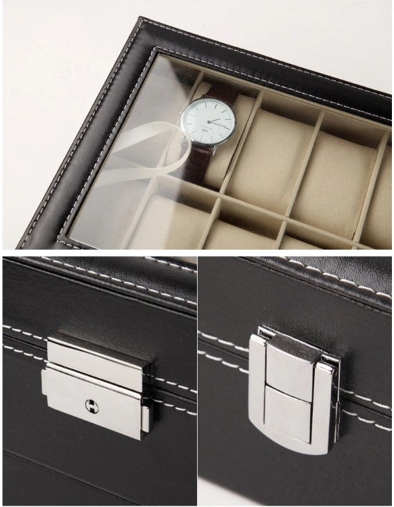 Watch Box : Lederen Horloge Doosje in van Pantino
