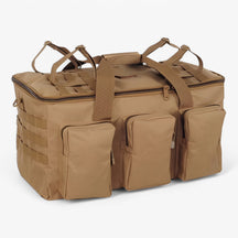 bags : Tactische Duffeltasche 55L - Verstelbare Schouderriem en Meerdere Vakken - Khaki in Khaki van Pantino