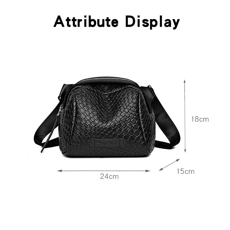 bags : Handgemaakte Handgeweven Tas met Grote Inhoud - Zwart in van Pantino