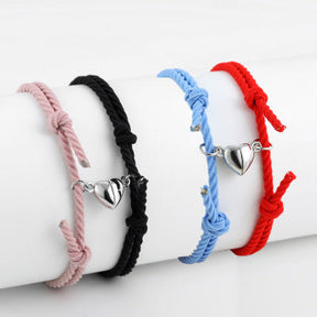 Bracelet : Magnetisch Koppelarmbandje 2 Stuks - Verbonden Liefde Cadeau - RVS in van Pantino