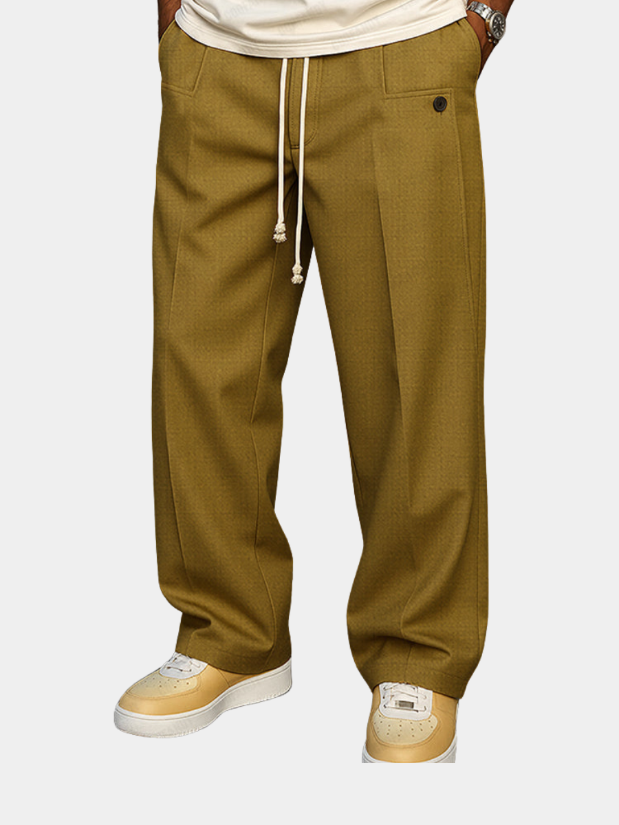 Men's Pants : Elvair Elegant Pants voor heren – Strakke, verfijnde stijl met dagelijks comfort in van Pantinoshop