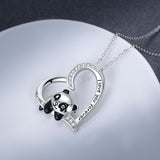 Silberne Kette Sterling Panda - Damen - 925 Silber