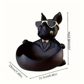 home & garden : Zwart Bulldog Opbergbakje voor Huisdecoratie in van Pantino