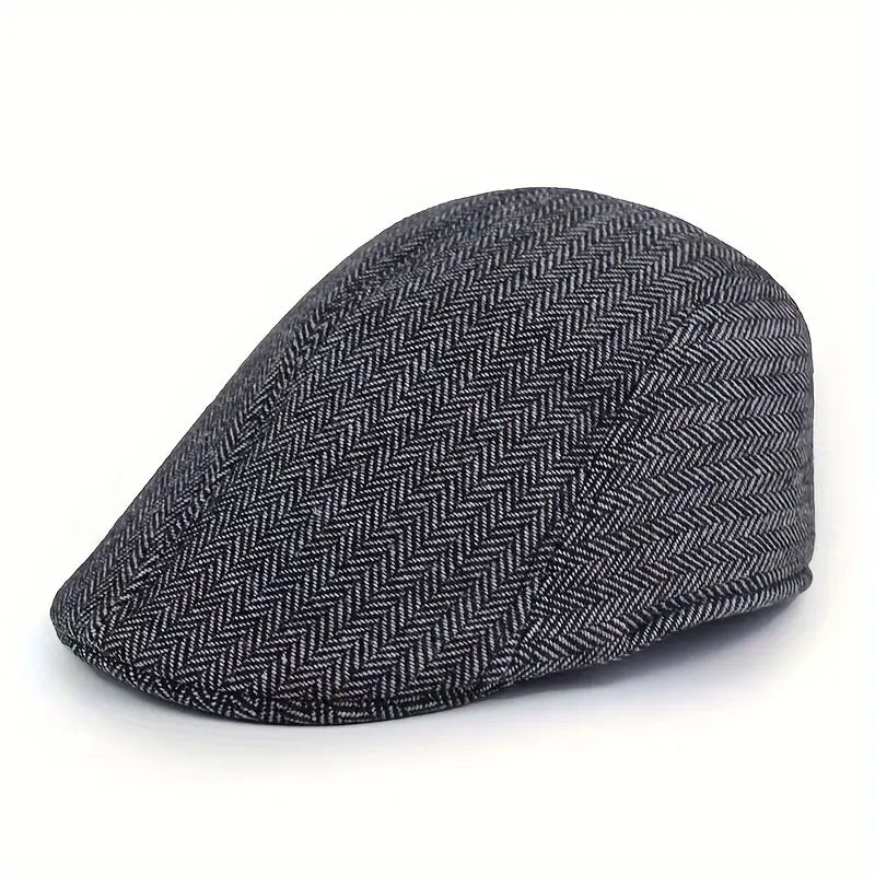 Beret Hat : Muts Donkergrijs - BeretHat - Hippe Warmte voor Middelbare Leeftijd en Ouderen in Donkergrijs van Pantino