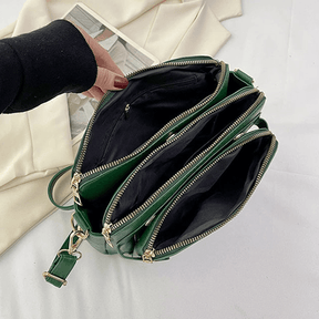 bags : Schoudertas Bruin - AgentBag - Leren Crossbody Schoudertassen in van Pantino