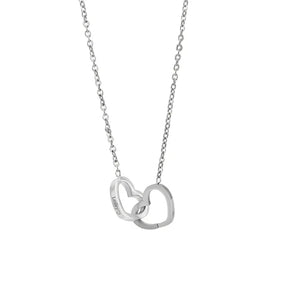 Necklace : Ketting voor dames - Elegante roos hanger in 14k witgoud voor elke gelegenheid in van Pantino