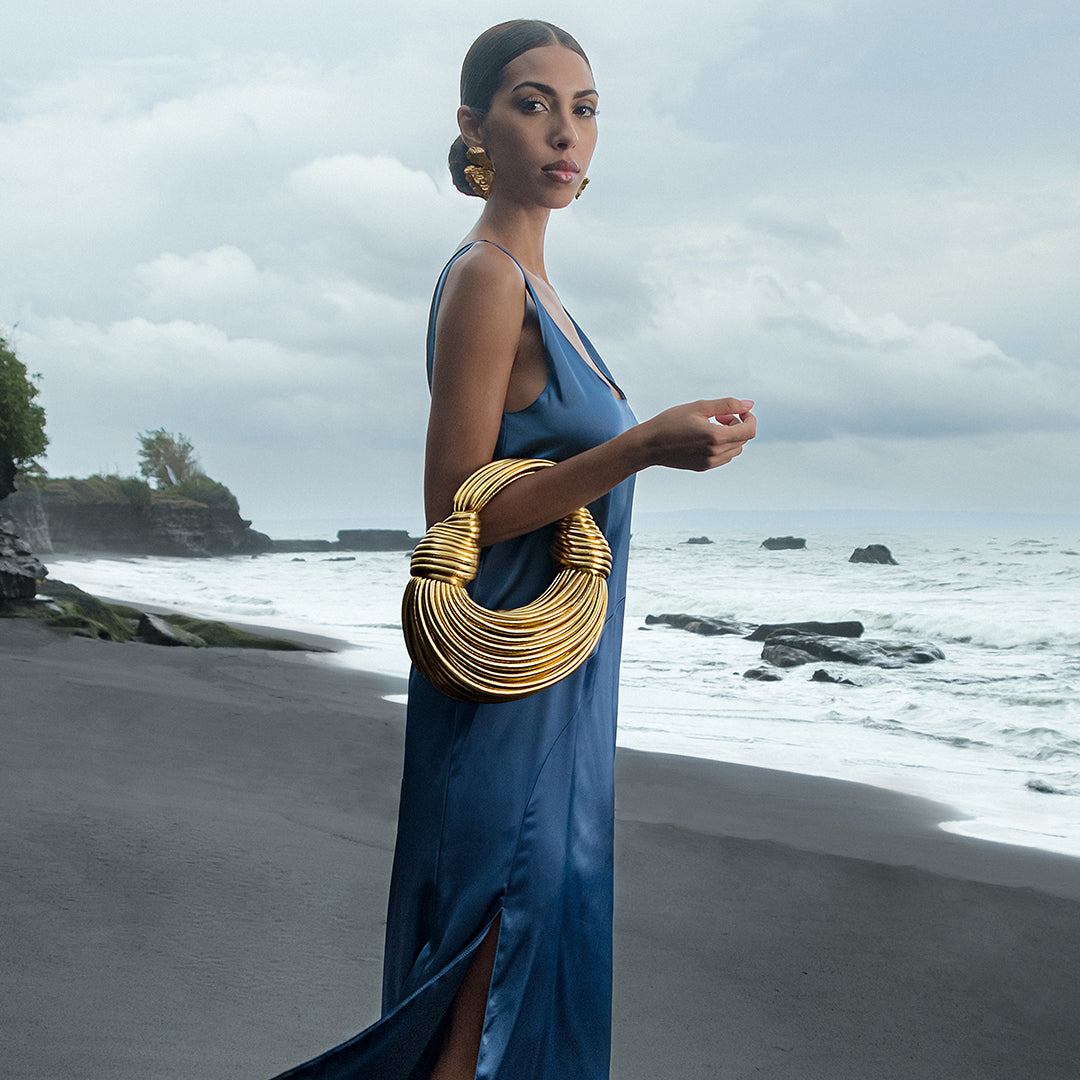 bags : Handtas Dames Goud - Exclusieve Elegante in van Pantino