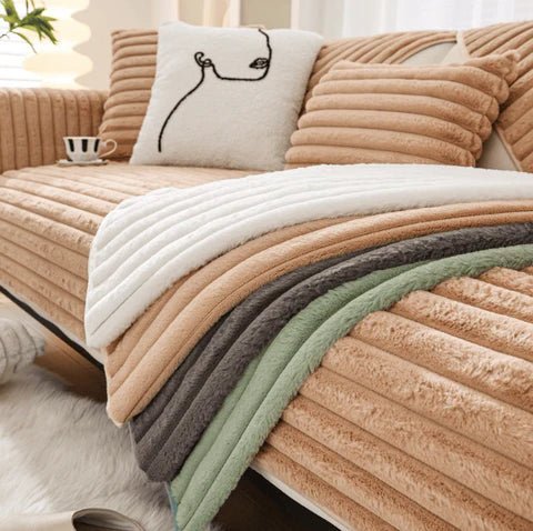 home & garden : Zacht Bankovertrek Grijs - Comfort Meubels Bescherming - Microvezel in van Pantino