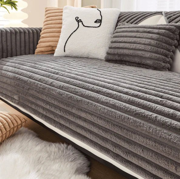 home & garden : Zacht Bankovertrek Grijs - Comfort Meubels Bescherming - Microvezel in Grijs van Pantino