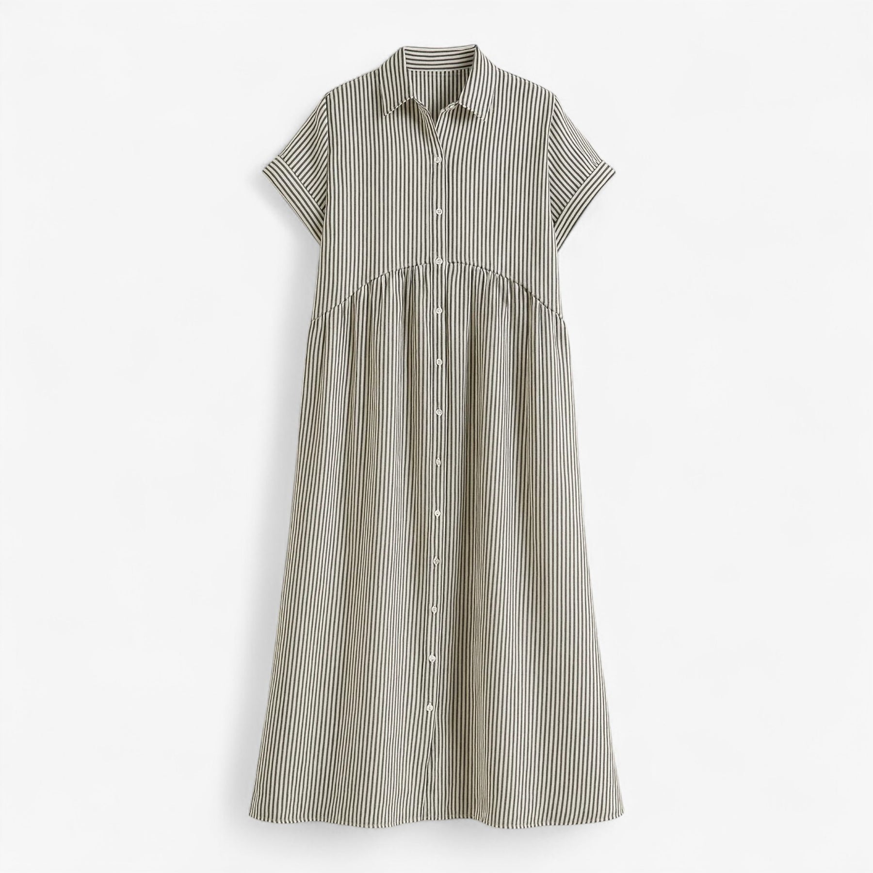 Dress : Let og Løs Sommerkjole Til Damer - Blauw in Grijs van Pantino