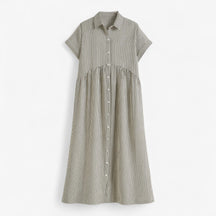 Dress : Let og Løs Sommerkjole Til Damer - Blauw in Grijs van Pantino