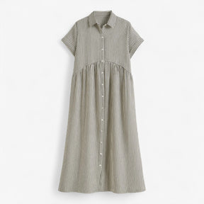 Dress : Let og Løs Sommerkjole Til Damer - Blauw in Grijs van Pantino