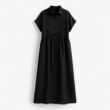 Dress : Let og Løs Sommerkjole Til Damer - Blauw in Zwart van Pantino