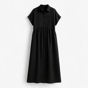 Dress : Let og Løs Sommerkjole Til Damer - Blauw in Zwart van Pantino