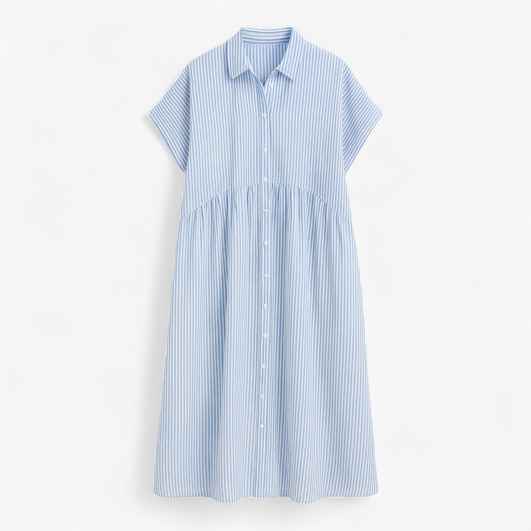 Dress : Let og Løs Sommerkjole Til Damer - Blauw in Blauw van Pantino