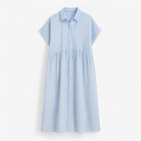 Dress : Let og Løs Sommerkjole Til Damer - Blauw in Blauw van Pantino