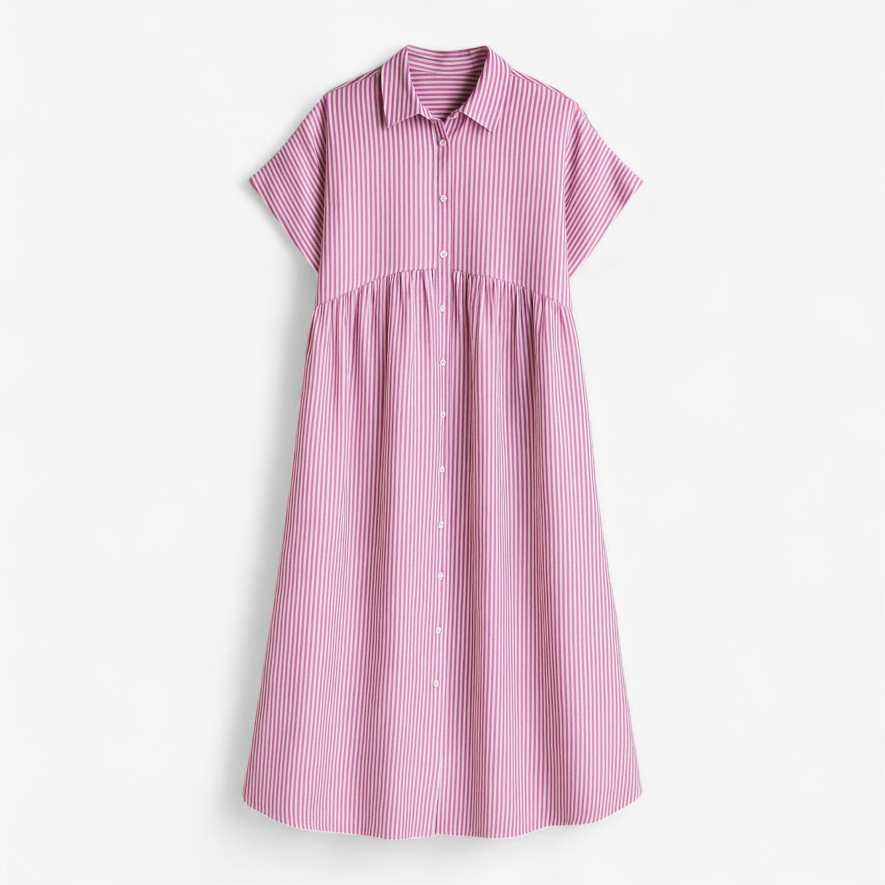 Dress : Let og Løs Sommerkjole Til Damer - Blauw in Roze van Pantino